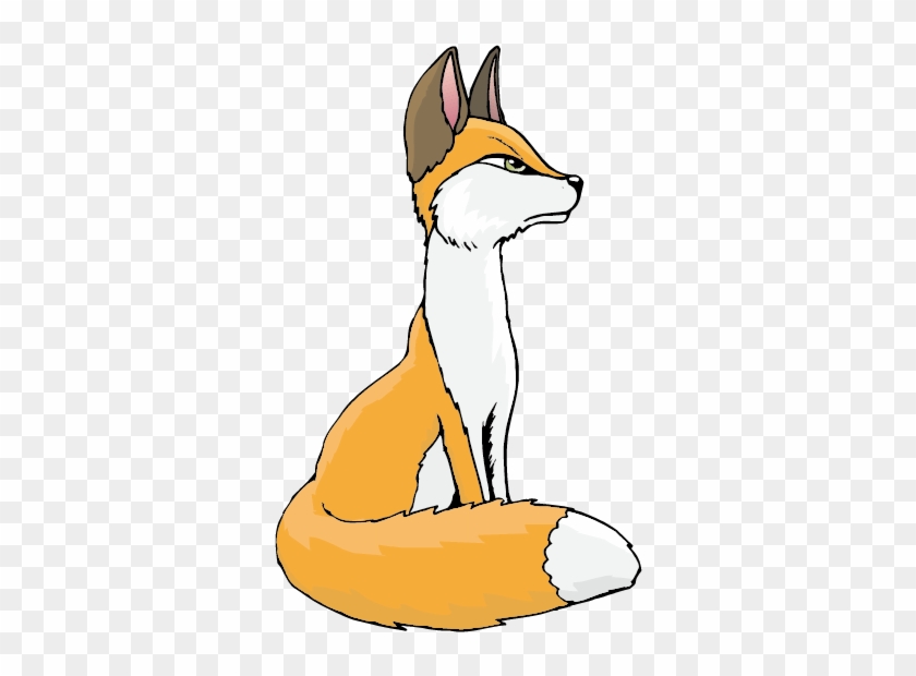 Cartoon Fox Drawing Clip Art - Cartoon Fox Drawing Clip Art #307143