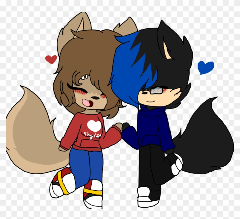 Fluffy Wolf Couple~ - Cartoon #307633