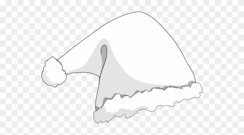 Net Clip Art Elf Hat Svg - Black And White Christmas Hat #307904