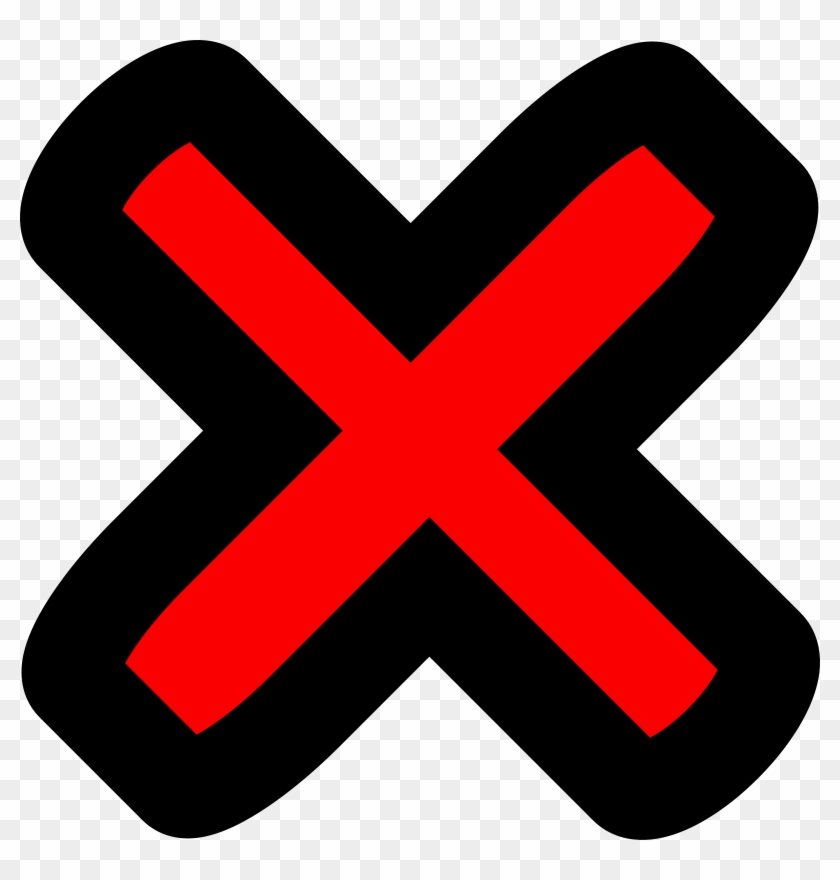 Cross Svg Clip Arts 600 X 600 Px - Tick And A Cross #54266