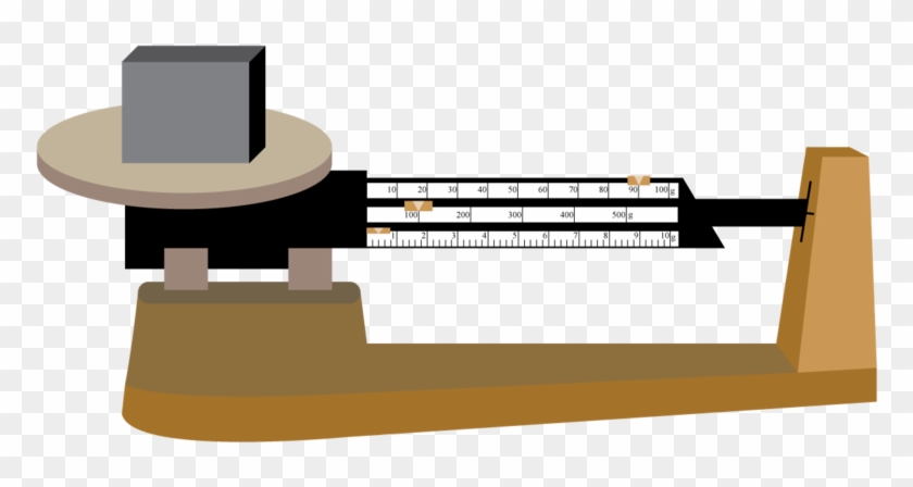 Scale Clipart Triple Beam Balance - Balance To Measure Mass #54685
