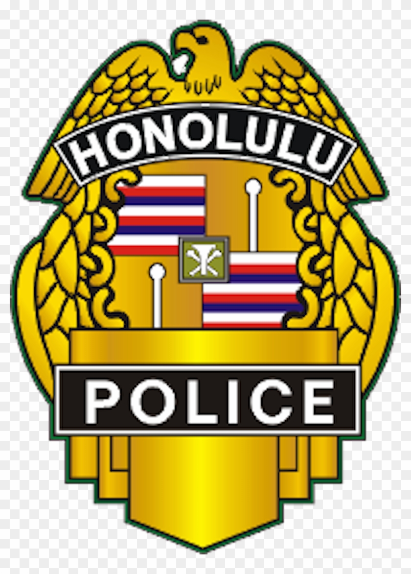 Honolulu Police Department Retired Memorial - Honolulu Police Department Badge #55600
