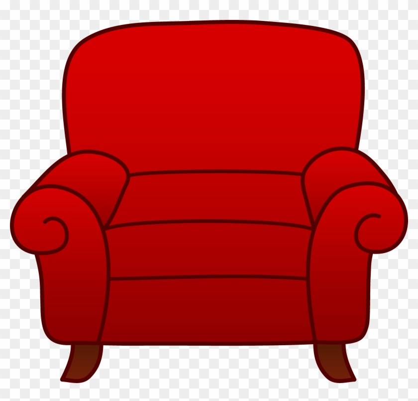 Cartoon Couch Clipart - Armchair Clipart #55694