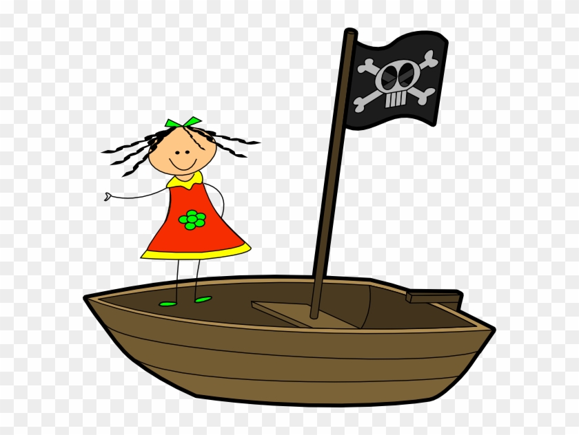 Sailing Girl Clip Art - Boat Clip Art #56242