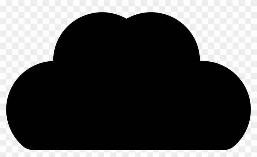 Cloud Icon Silhouette - Cloud Silhouette Png #56610