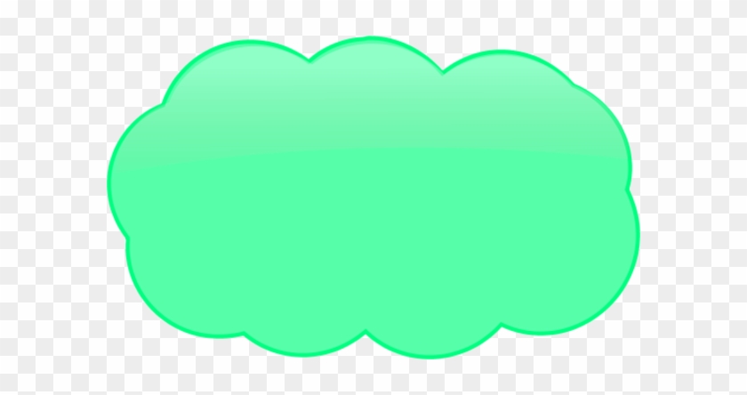 Thinking Cloud Logo Clipart - Green Thought Bubble #56630