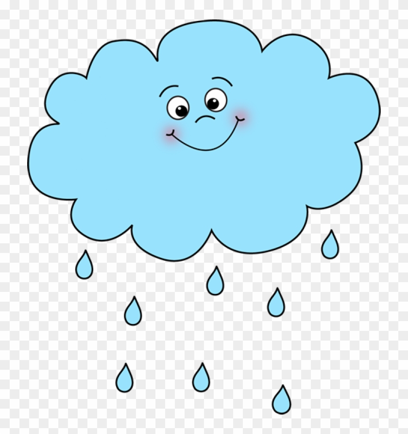 Happy Rain Cloud - Cartoon Picture Rain Cloud #56634
