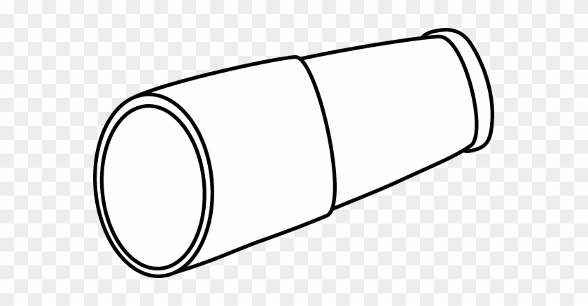 Pirate Clip Art - Clipart Of A White Telescope #56685