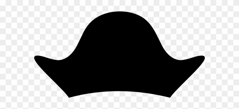 Black Pirate Hat Clip Art At Clker - Pirate Captain Hat Clip Art #56945