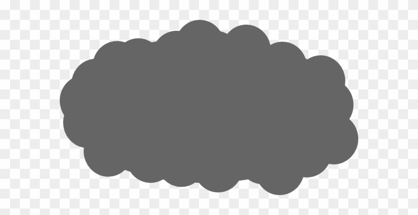 Cloud Clip Art - Dark Cloud Clip Art #57050
