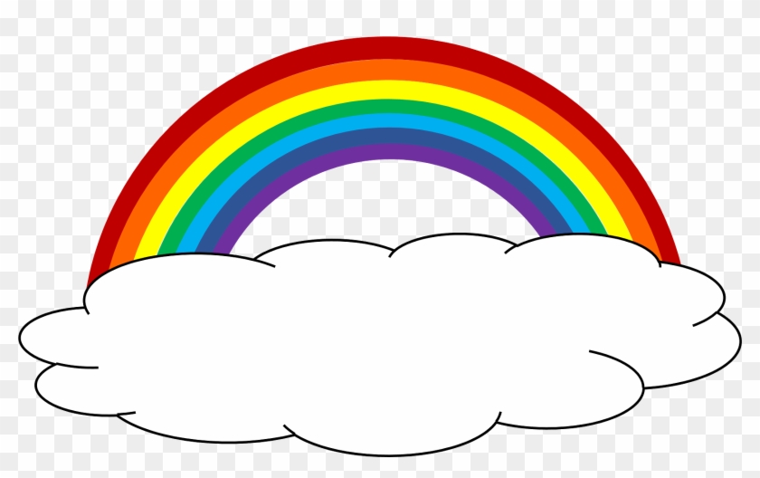 Clouds And Rainbow Clipart Clipartxtras - Colors Of A Rainbow #57053