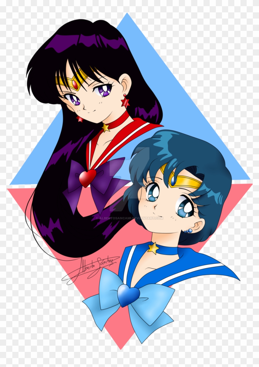 Mars Clipart Mercury - Sailor Mercury And Sailor Mars #57302