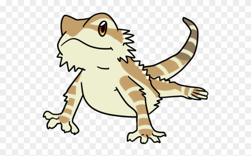 Bearded Dragon Clipart - Bearded Dragon Drawing #57364