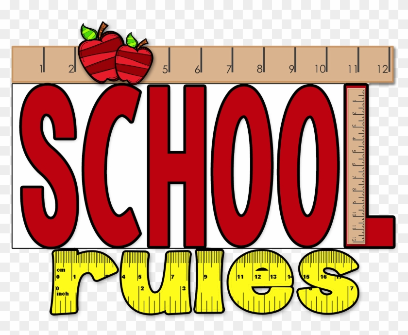 Word Clipart School - School Rules And Routines #58217