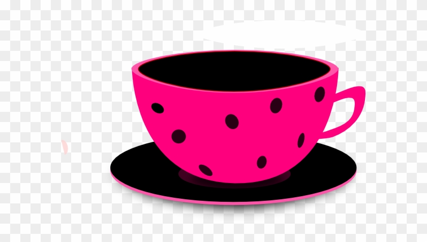 Pinky Tea 2 Clip Art At Clker - Png Pink Coffee Cup #58545