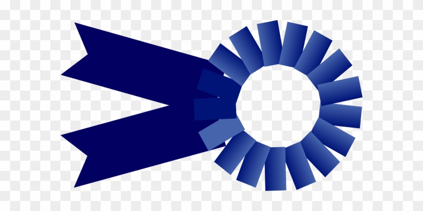 Blue Ribbon Large Clip Art - 1st Place Ribbon #58750
