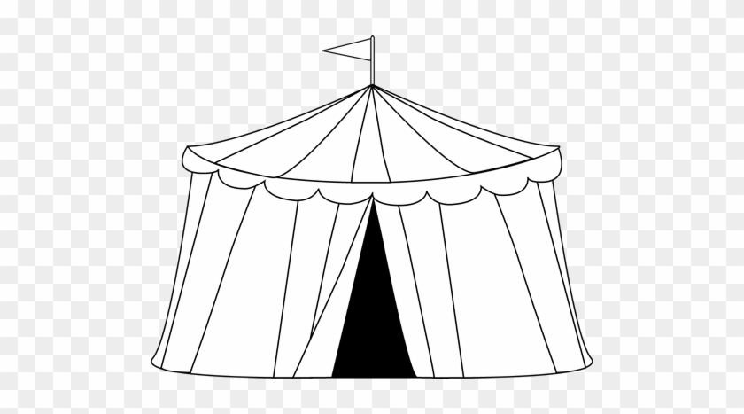 Circus Tent Clip Art Image - Circus Black And White Clip Art #58818