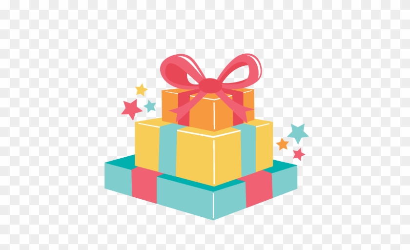 Pictures Of Birthday Presents Stacked Birthday Presents - Clipart Birthday Present #308209