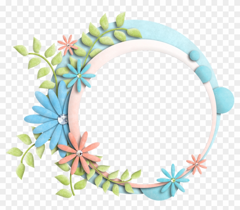 Border Flowers Picture Frames Clip Art - Border Flowers Picture Frames Clip Art #308472