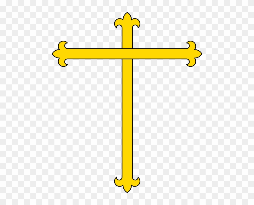 Yellow Cross Clip Art At Clkercom Vector Online Royalty - Cross Clip Art #308781