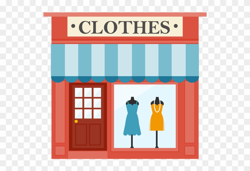 Places Clipart Restaurant Building - Clothes Shop #308816