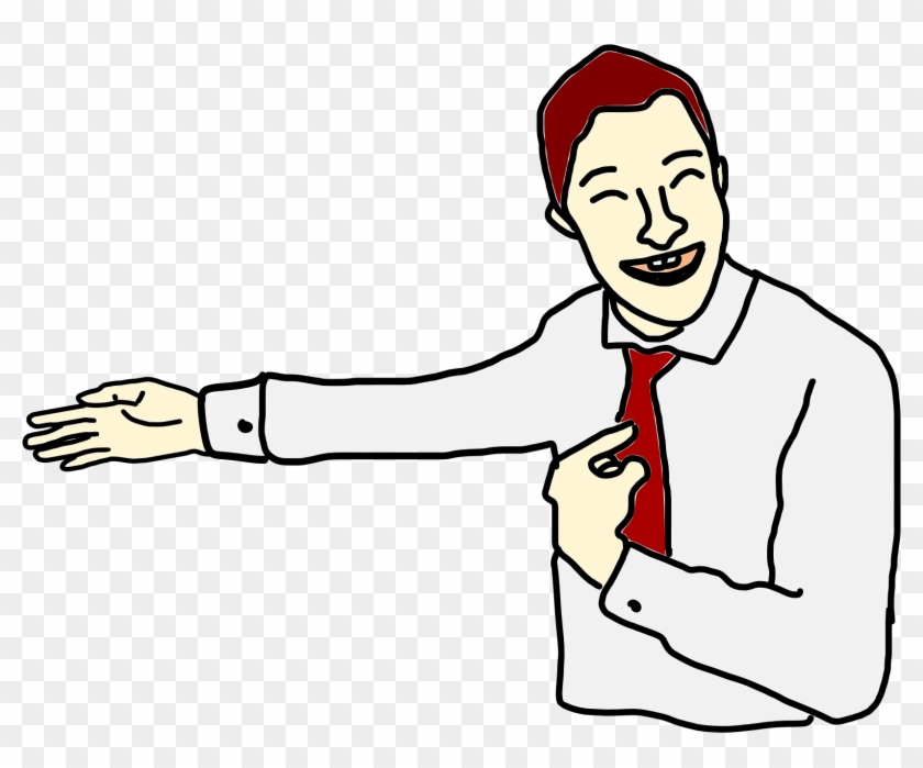 Gambar Kartun Orang Menunjuk #308879