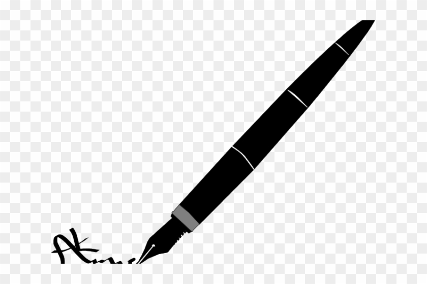 Signature Cliparts - Fountain Pen Clipart #308935