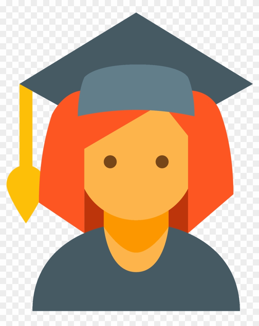 How Do They Study Or Go To Work - Female Student Icon #309322
