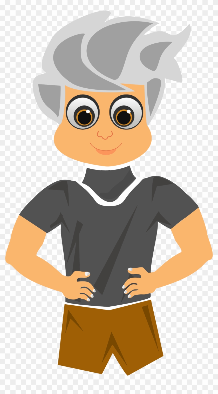   Boy With Cap Cartoon #309416