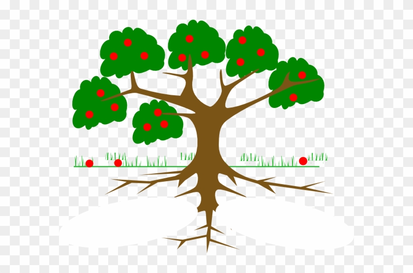 Majestic Looking Tree With Roots Clipart Three Clip - Tree Clipart With Roots #309616