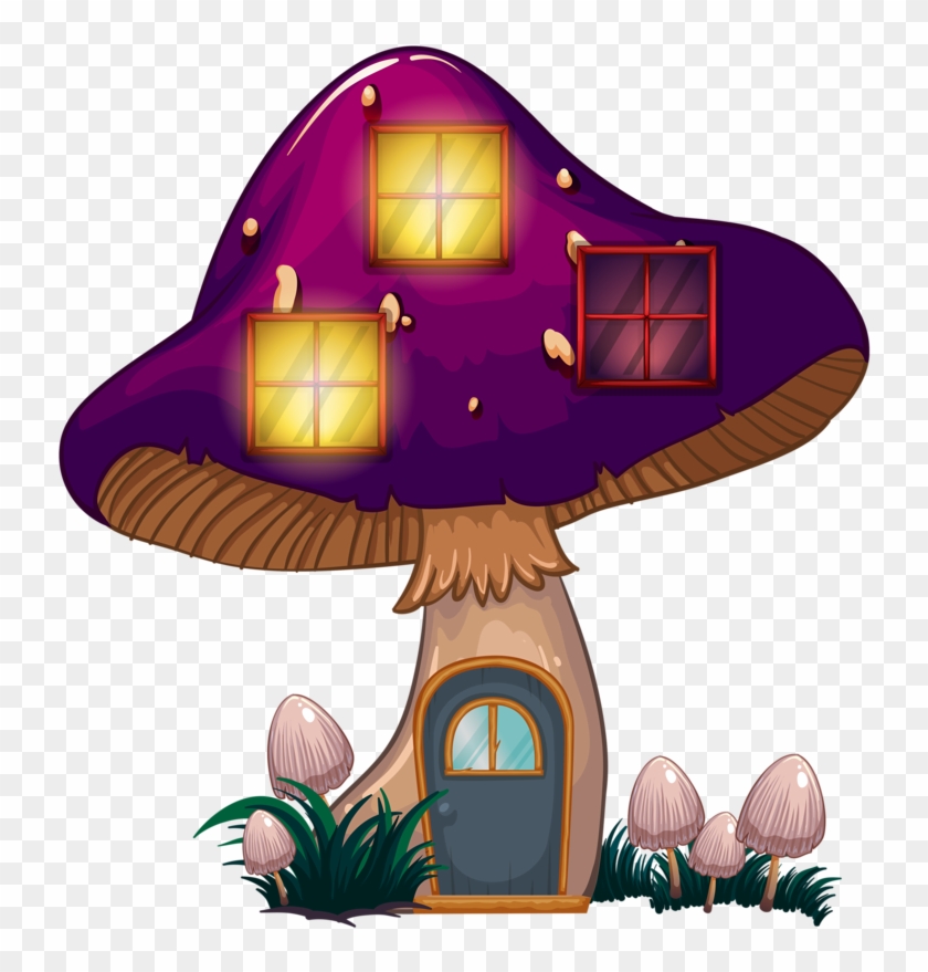 Common Mushroom House Clip Art - Common Mushroom House Clip Art #309814