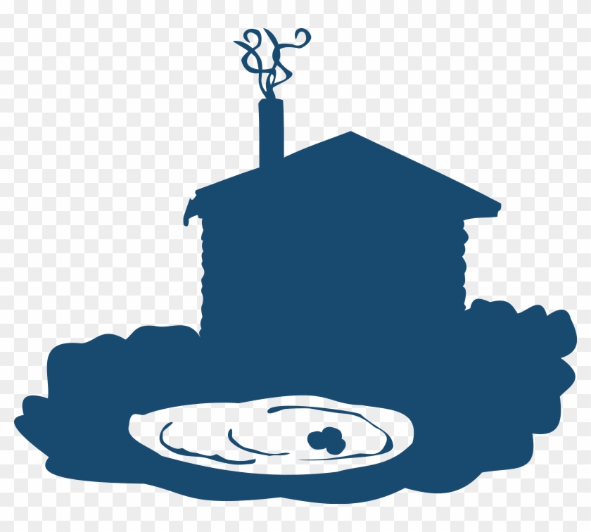 Bin Clip Art Download - Silueta Cabaña Png #309930