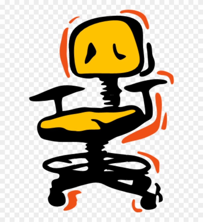 Business Chair Shaking Comic - Office Chair Clip Art #310267