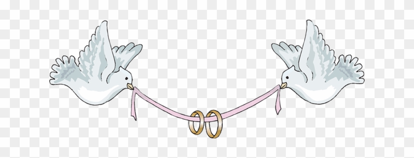 Ceremony Clipart Wedding Love Bird - Dove With Ring For Wedding #310691