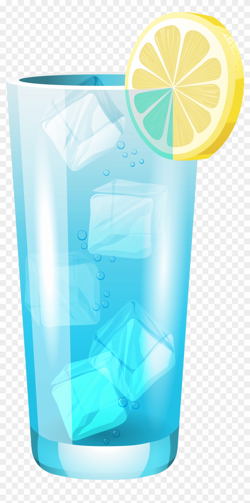 Transparent Blue Cocktail Png Clipart - Blue Cocktail Png #310771
