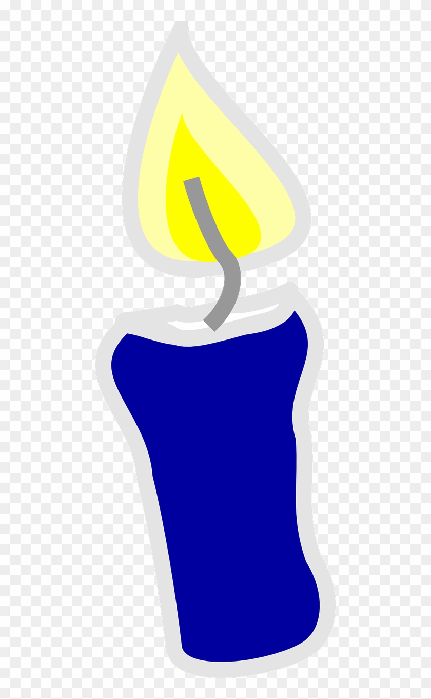 Birthday Candle Svg Clip Arts 216 X 587 Px - Birthday Candle Svg Clip Arts 216 X 587 Px #310770