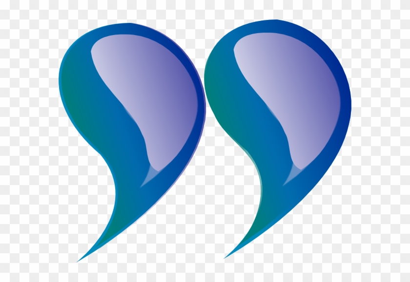 Water Droplet Quotation Marks B Clip Art At Clker - Clip Art #310882