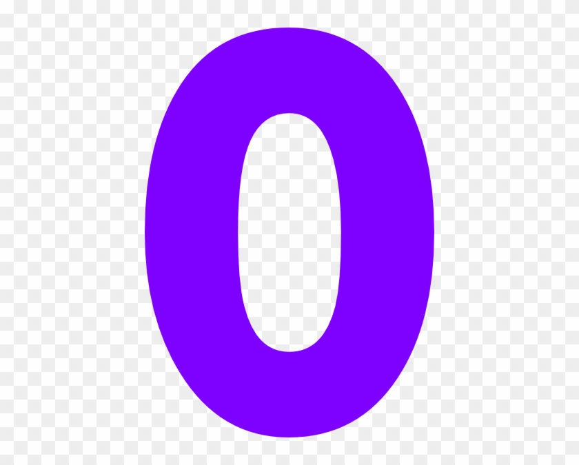 Purple Number 0 Related Keywords Suggestions Long Clipart - Number 0 Clipart Png #310958