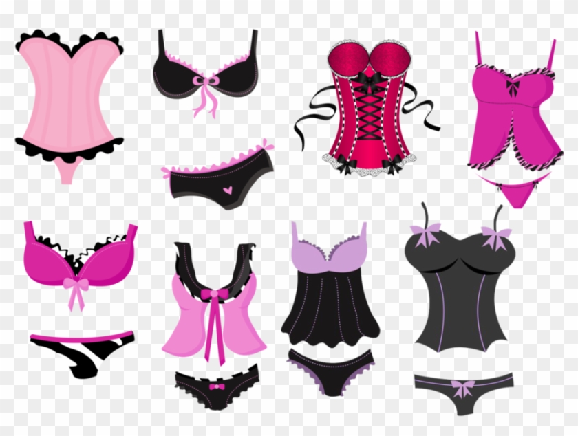 Bachelorette Lingerie Clipart By Darkadathea - Lingerie Clipart #311424