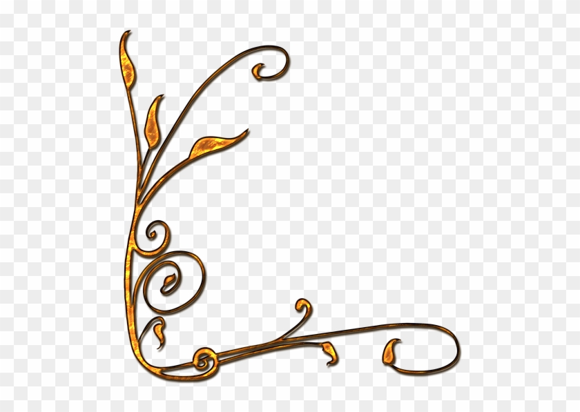 Decorative Line Gold Png 13, Buy Clip Art - Gold #311907