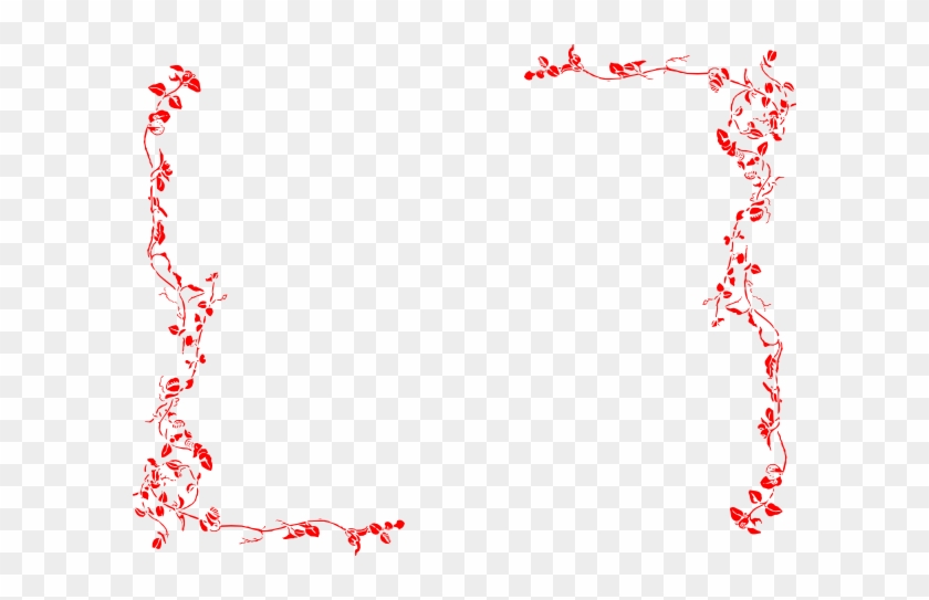 Red Vine Border Clip Art At Clker Com Vector Clip Art - My Name Is Baylee #312207