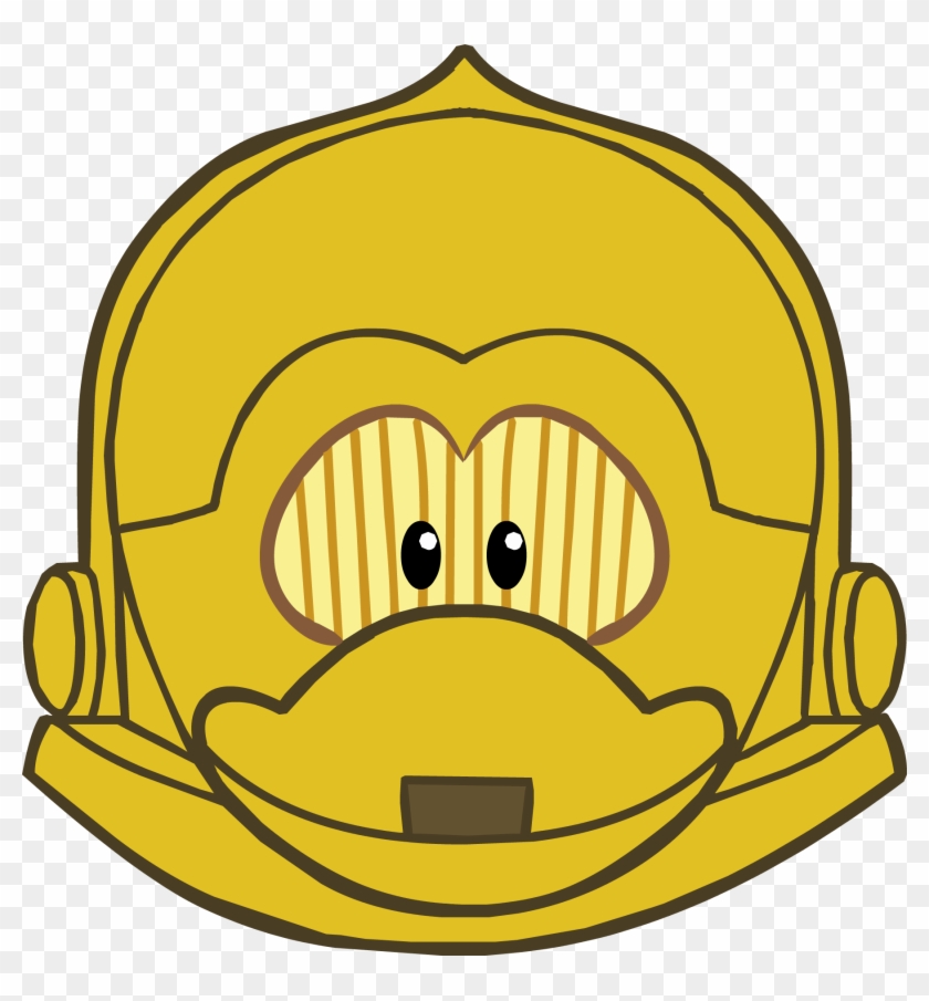 C 3po Mask Club Penguin Wiki Fandom Powered By Wikia - Folk #312840