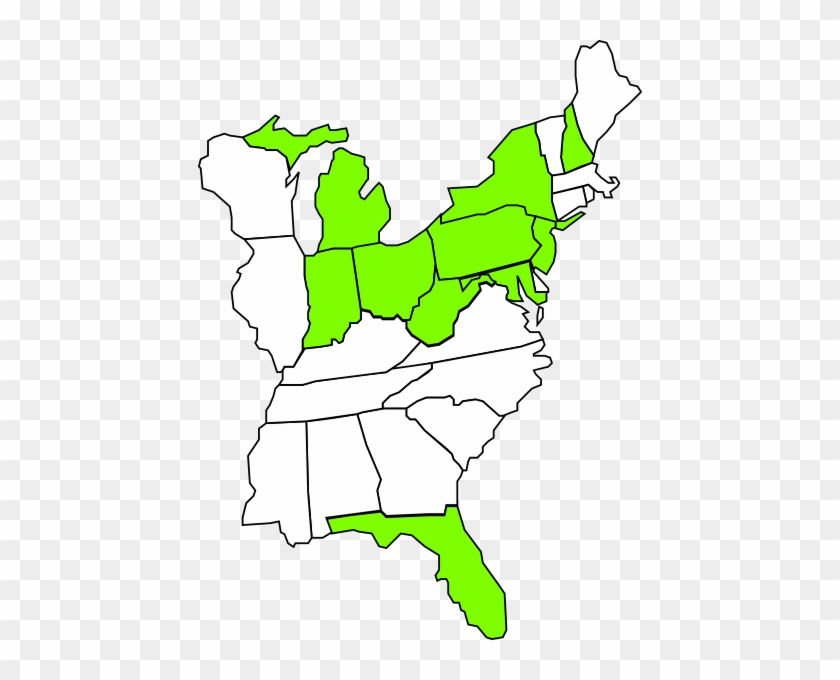 East Coast Map Clip Art At Clkercom Vector - Moab Utah Us Map #312910