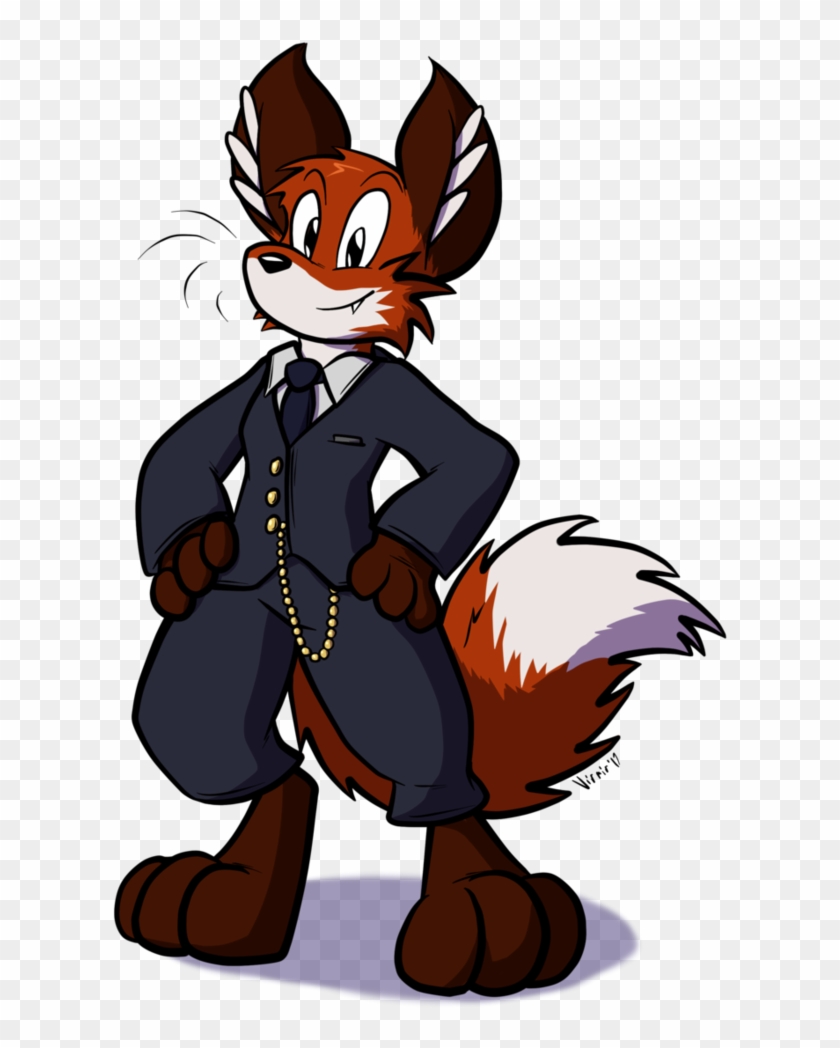 Rail Fox By Virmir - Cartoon #312939