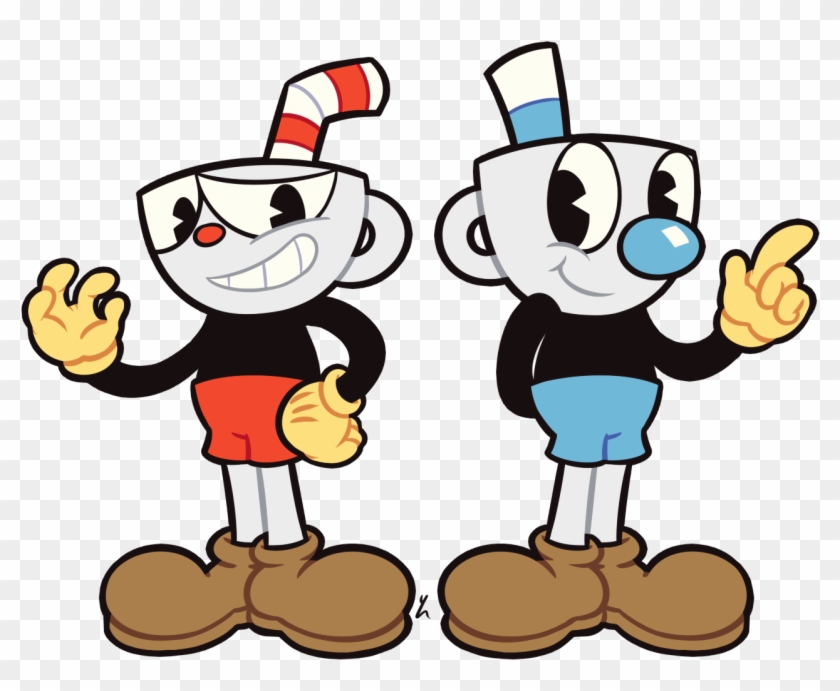 Anime, Yatsunote, Cuphead, Mugman, Cuphead , Yellow - Cuphead Png #312980