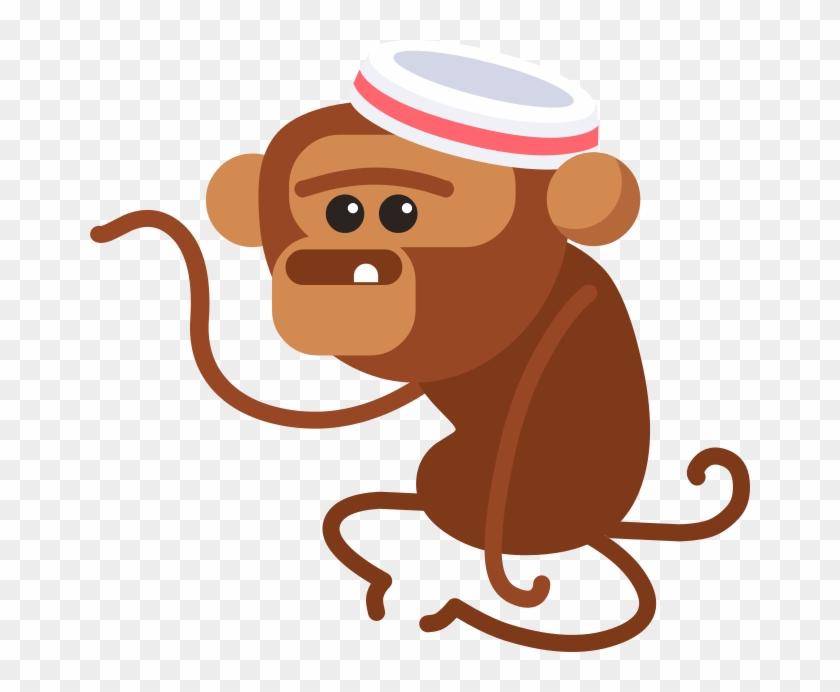 Monkey - Numpty Hapless Pillock Dippy Dummkopf Dimwit Stupe #313721