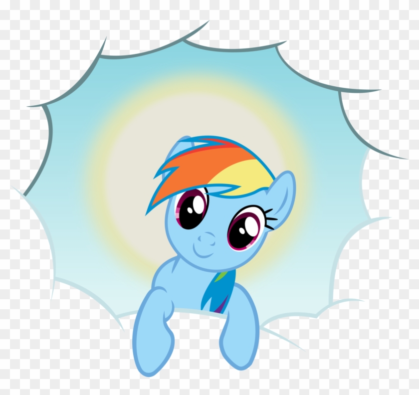 Cloud Hole By D4svader - Rainbow Dash Cloud #314113