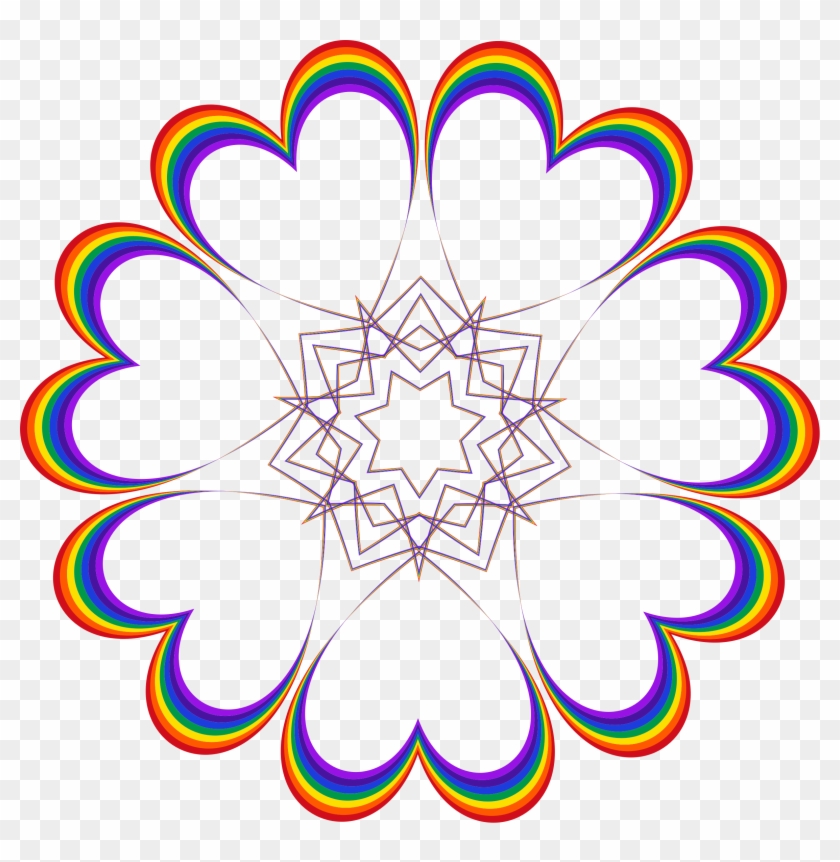 Rainbow Heart Star - Icon #314122