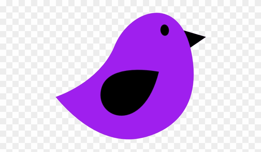 Bird Purple Background Wall Paper Wallpaper - Clip Art #314195