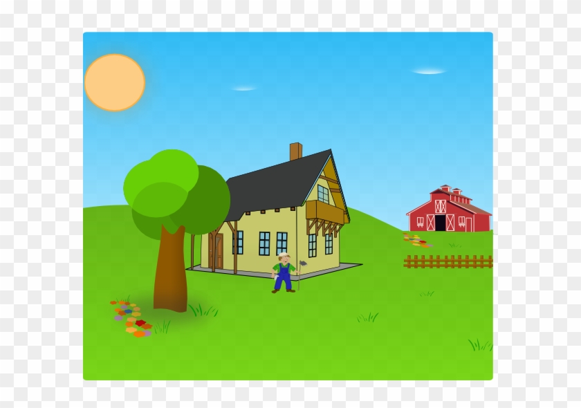 Farm Background Clip Art At - Farmbackground Clipart #314276